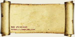 Jana Kasabašić vizit kartica